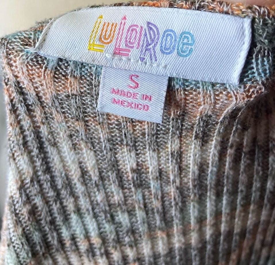 Lularoe Striped Open Front Duster Jacket Women's Size S Cardigan ..., 5