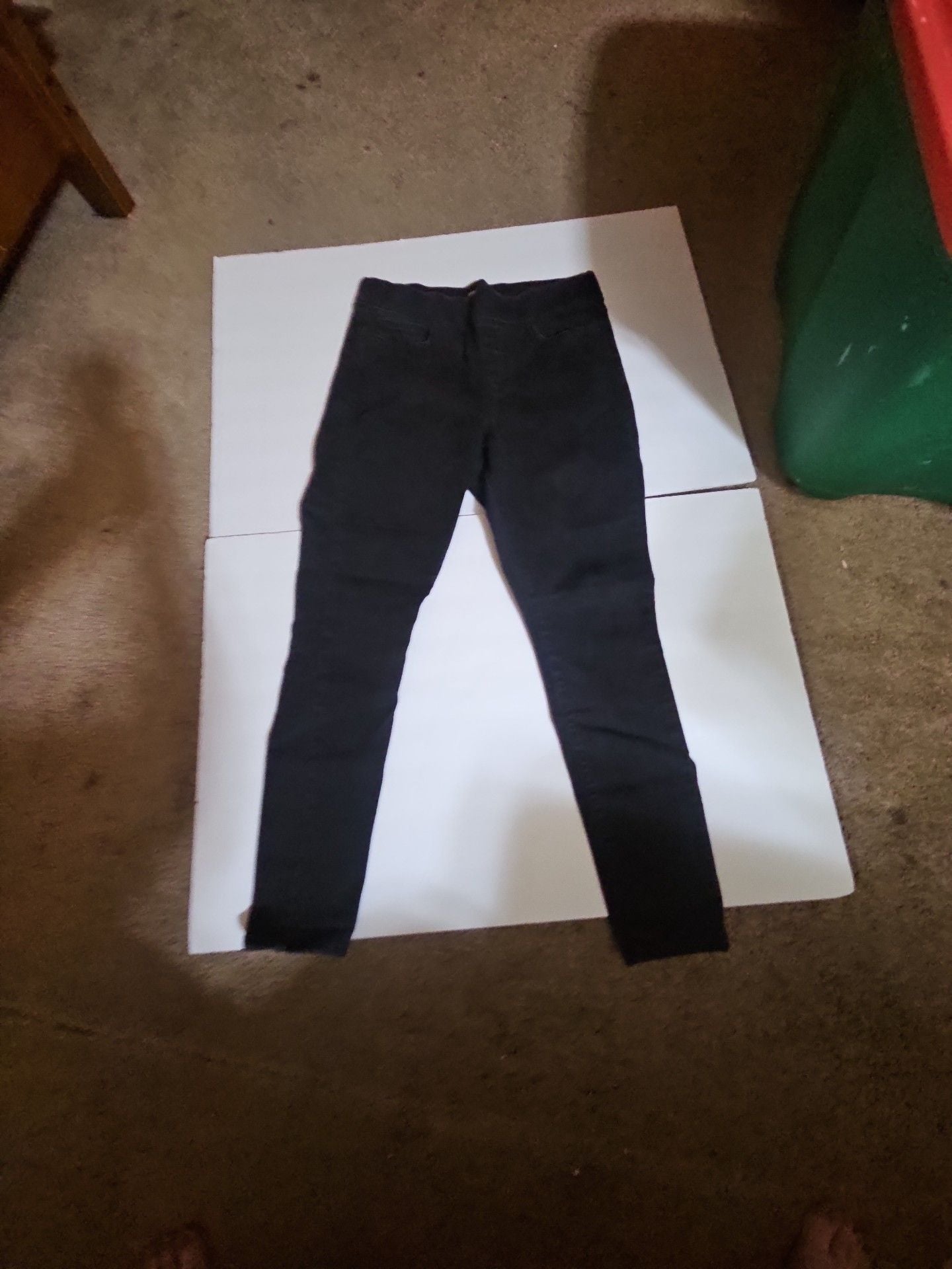 Signature by Levi Strauss Pull-On Super Skinny Jeans Size 10 W30 Black 2
