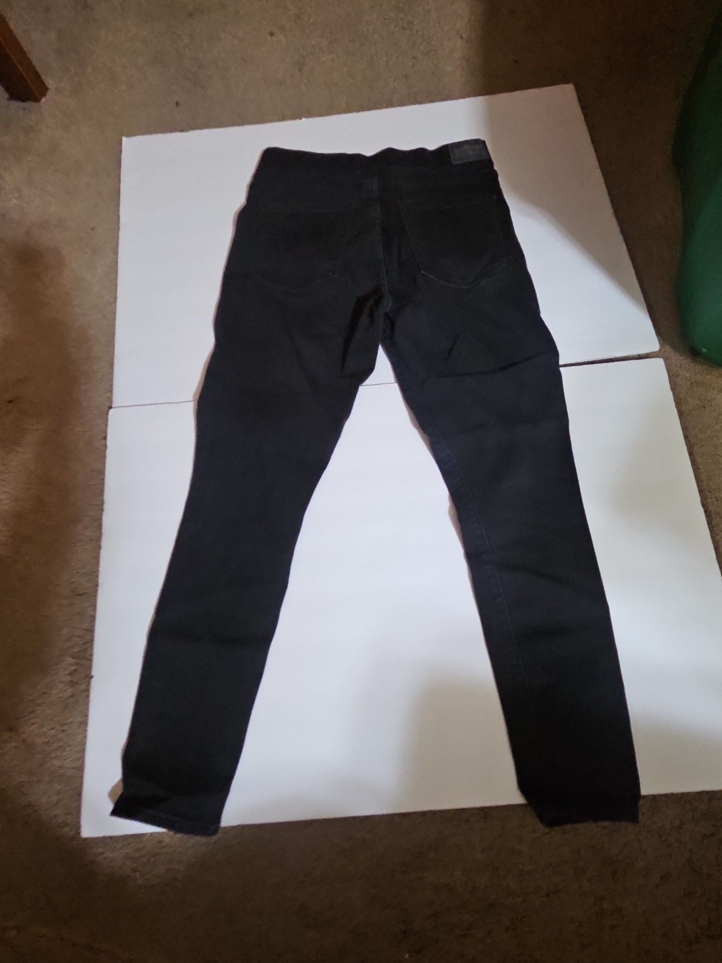 Signature by Levi Strauss Pull-On Super Skinny Jeans Size 10 W30 Black 3