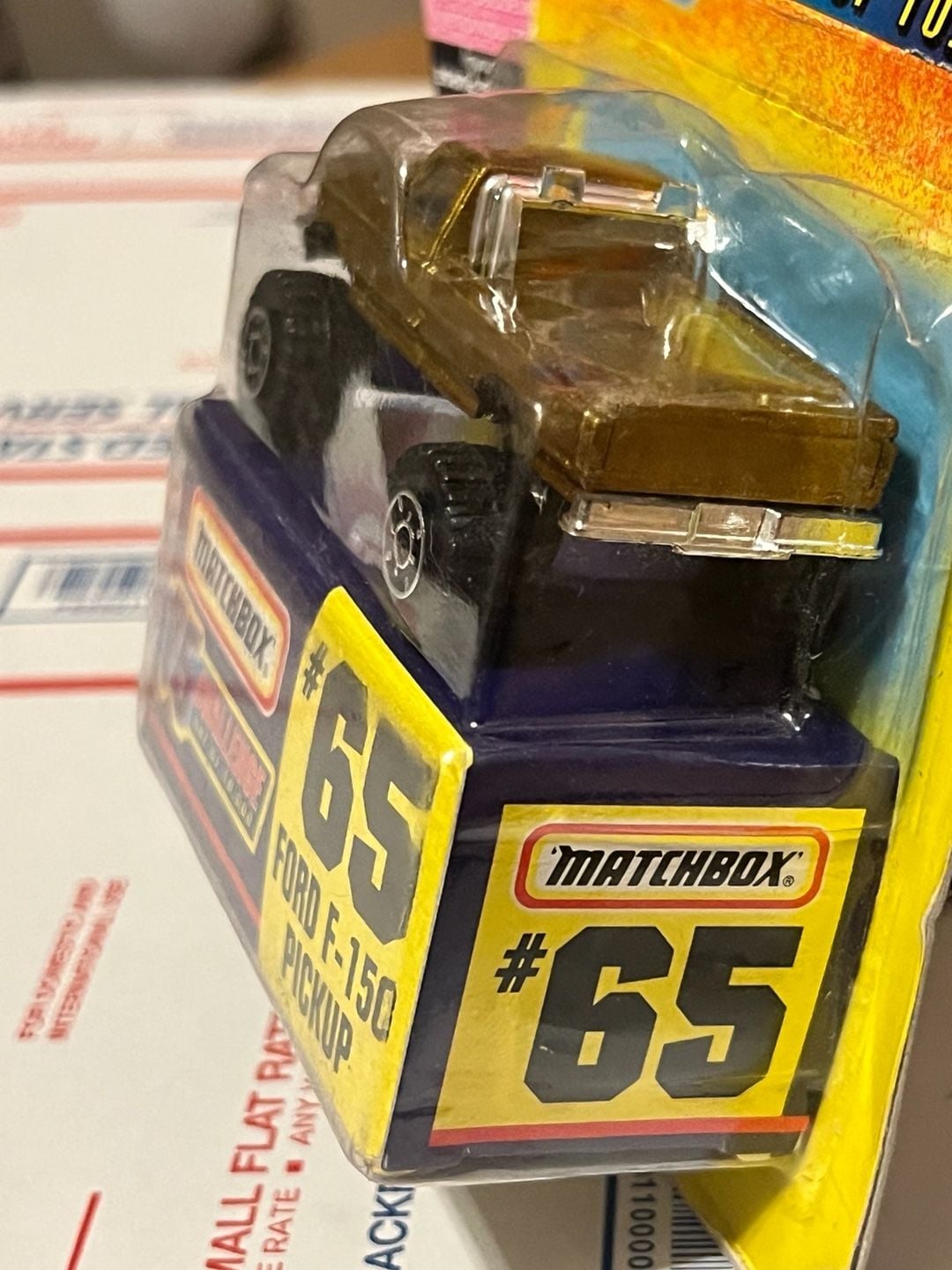 Matchbox 75 Challenge 1997 #65 Ford F-150 Pickup Gold 5