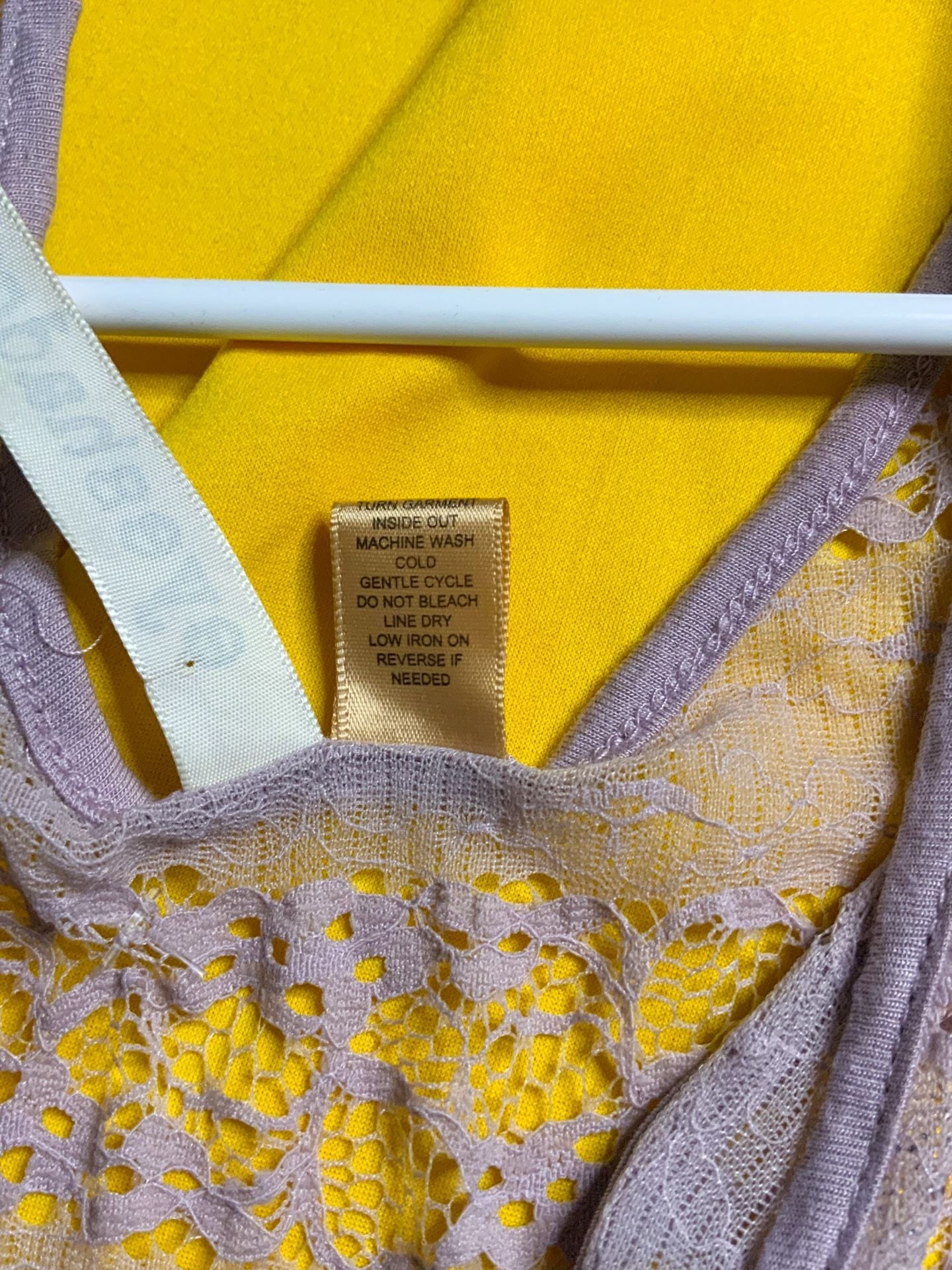NWT Eyeshadow Lace Tank Top Women Size S Purple/Lavendar 5