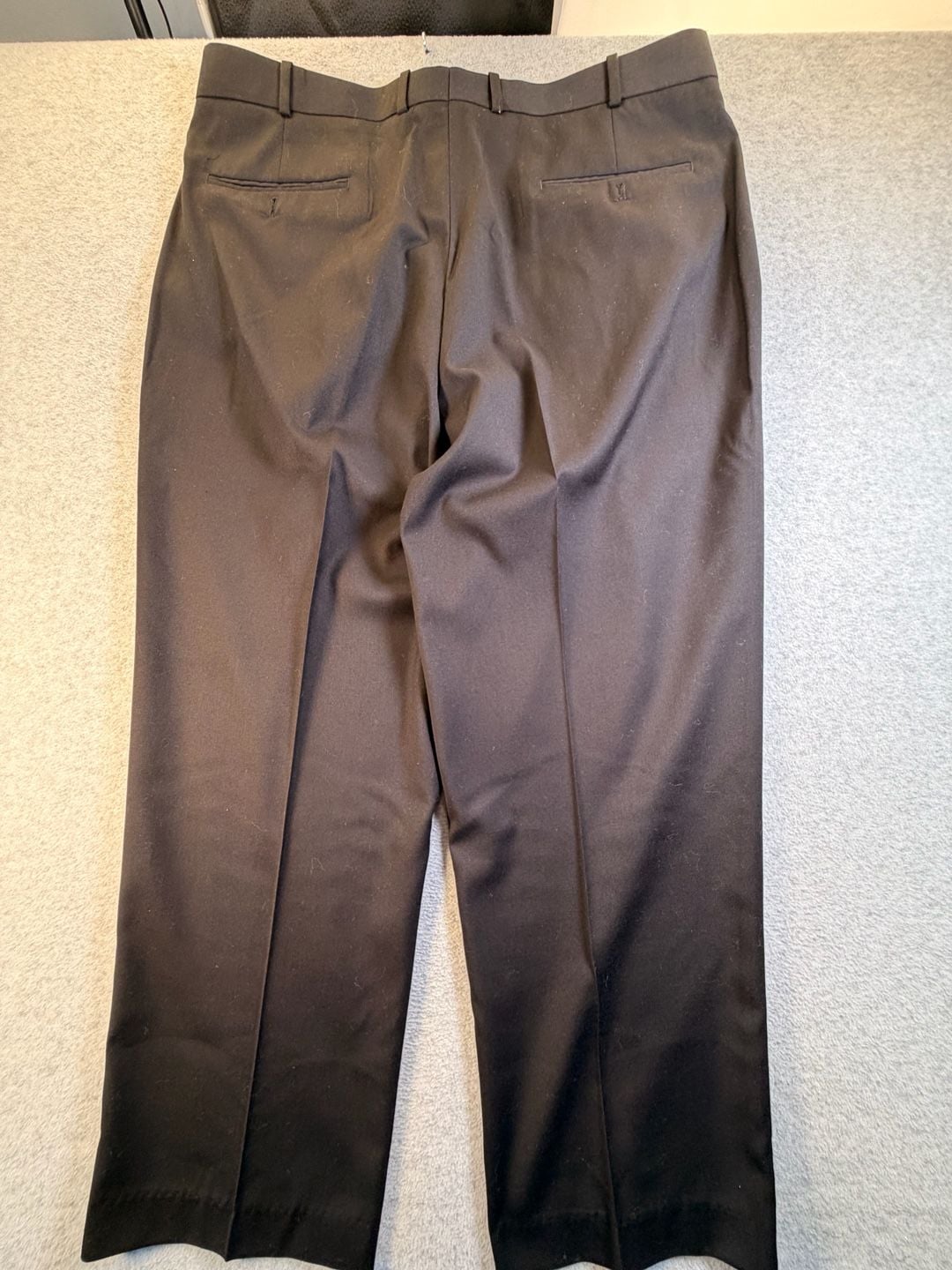 Adolfo Dress Pants 40W 32L Black Pleated 9