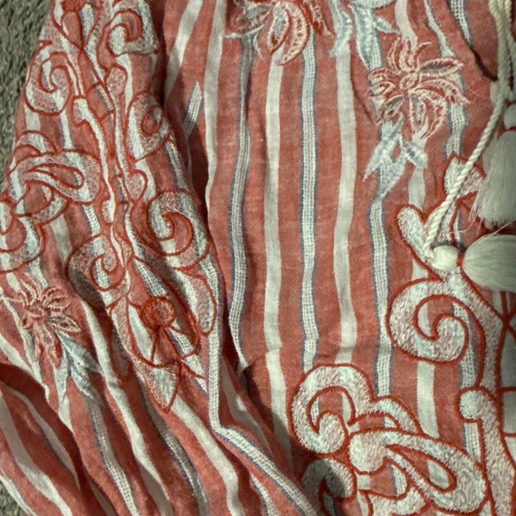 Akemi + Kin Anthropologie Audria Peasant Blouse...S 6