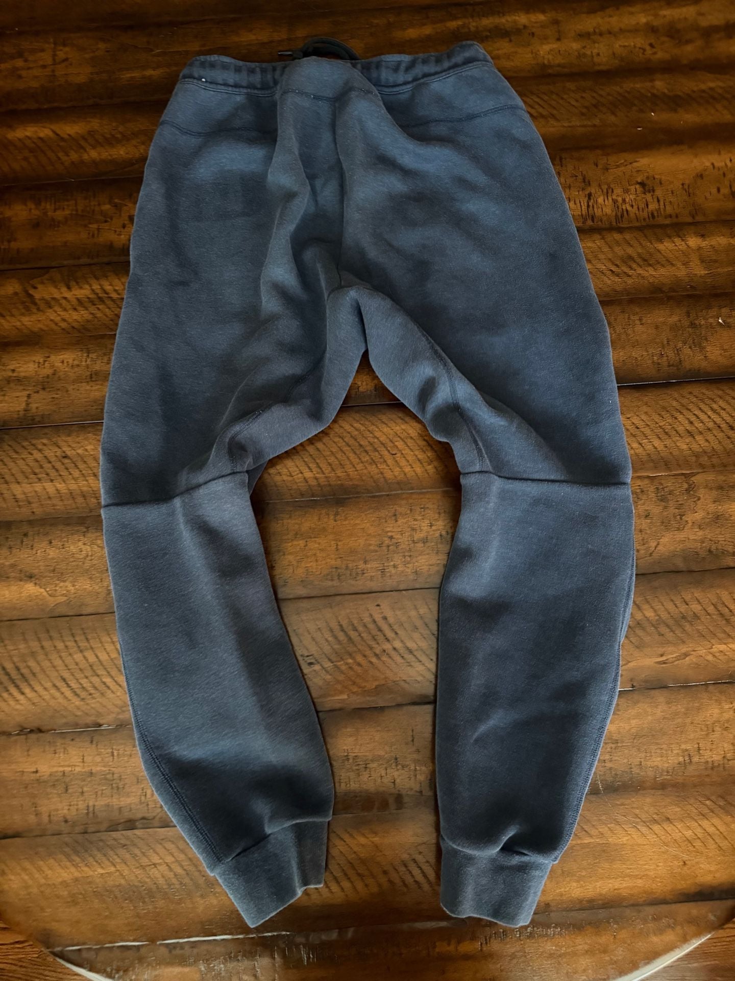 Nike Tech Fleece Joggers Size M Navy Blue Sweatpants 4