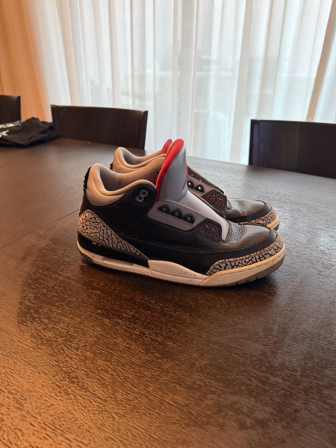 Jordan 3 Retro Black Cement 2011 Size 11 2