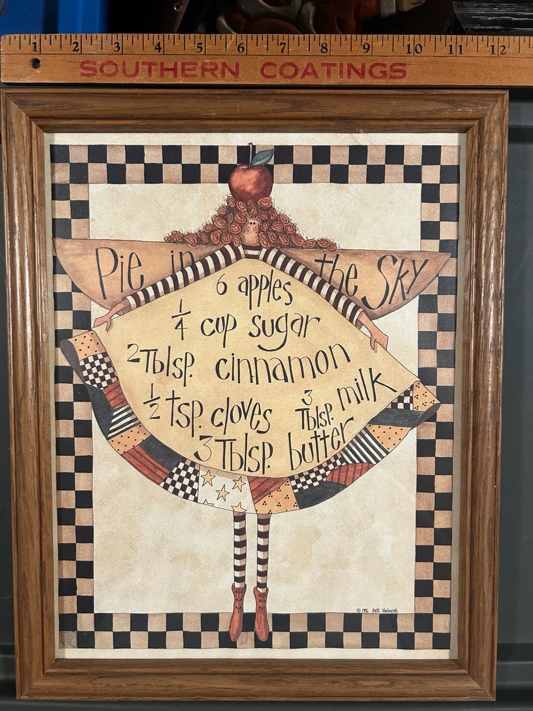 Beth Yarbrough Framed Art Print Pie In The Sky 1996 1
