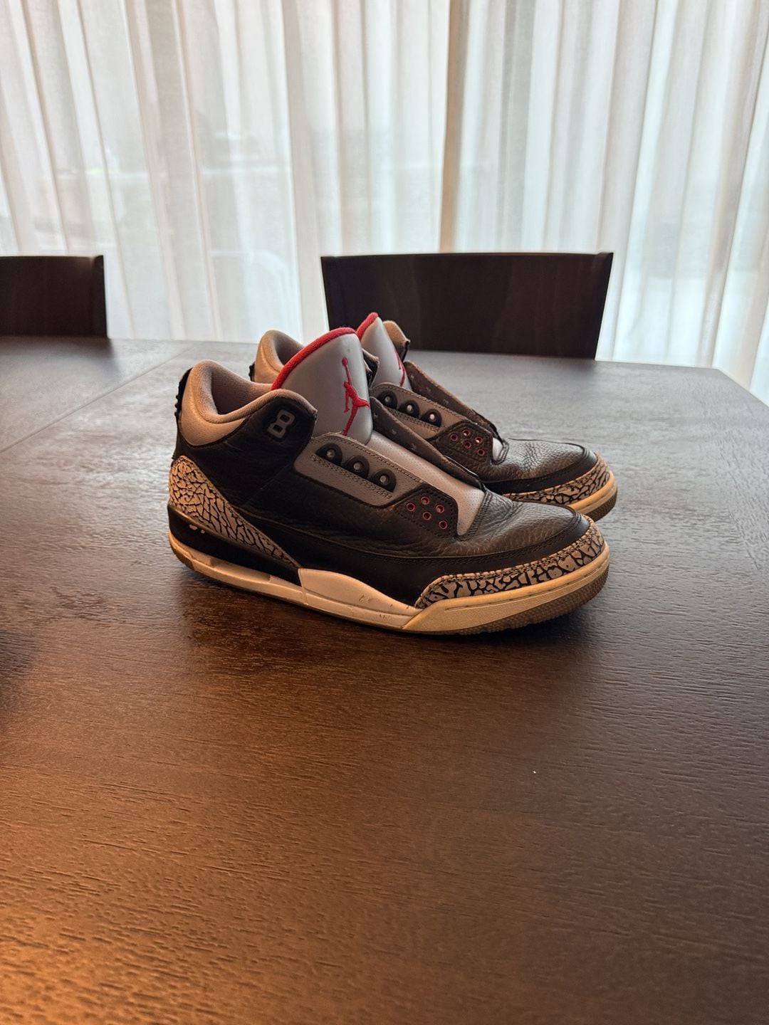 Jordan 3 Retro Black Cement 2011 Size 11 8