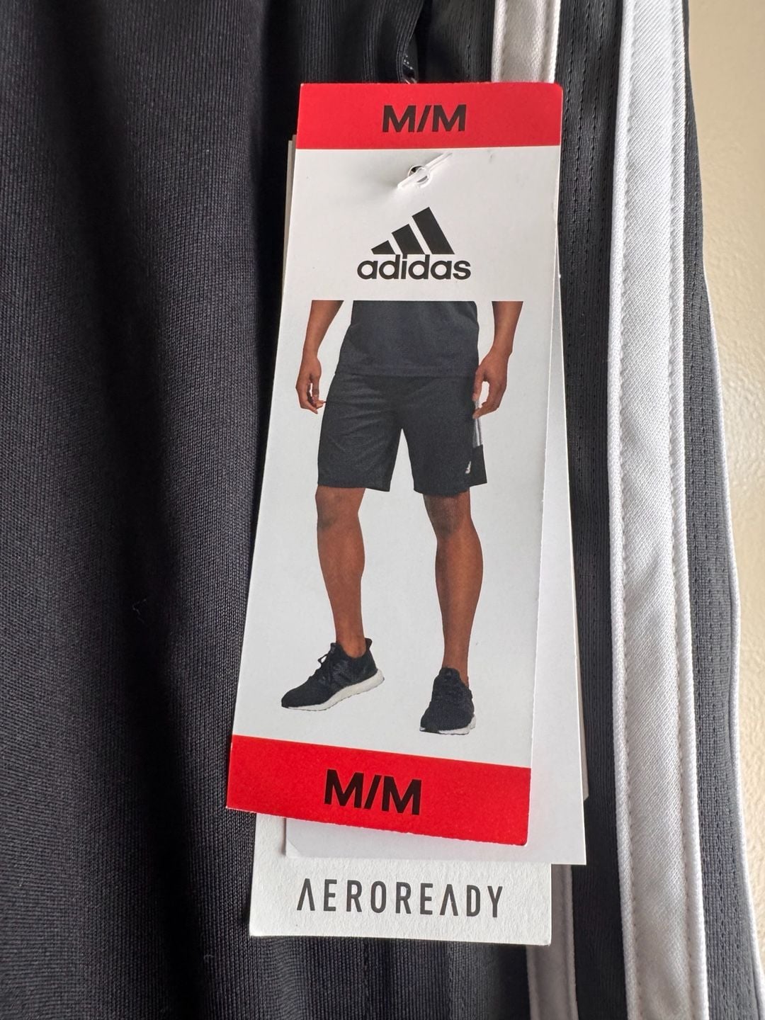 Adidas M 3S PES Short Size M Black Aeroready Athletic 4