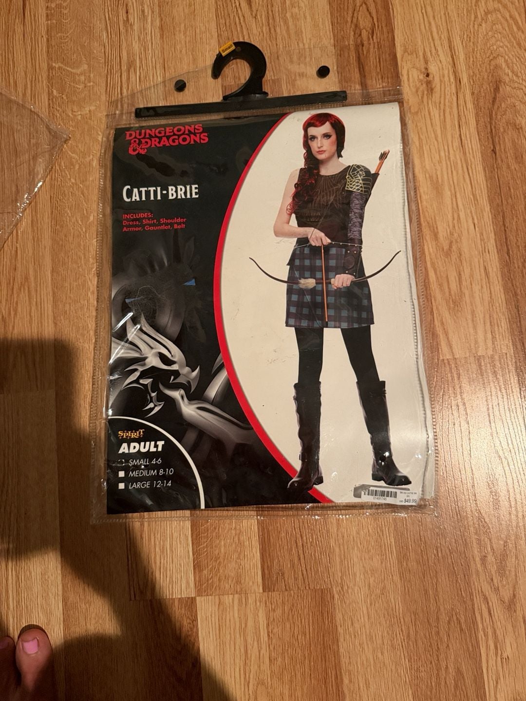 Spirit Halloween Dungeons & Dragons Catti-Brie Costume Size Small 4-6 1