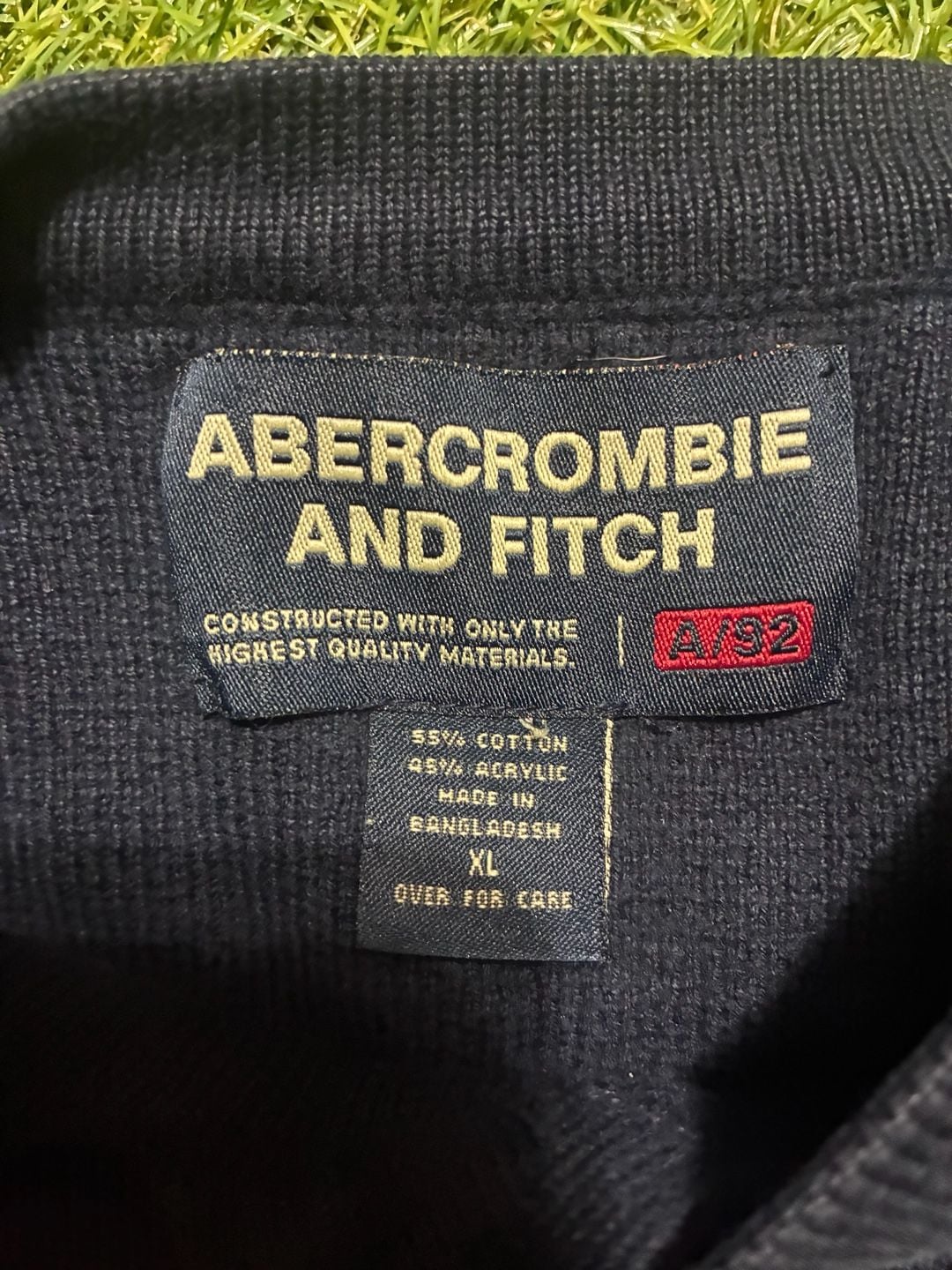 Abercrombie & Fitch V-Neck Sweater navy blue 5