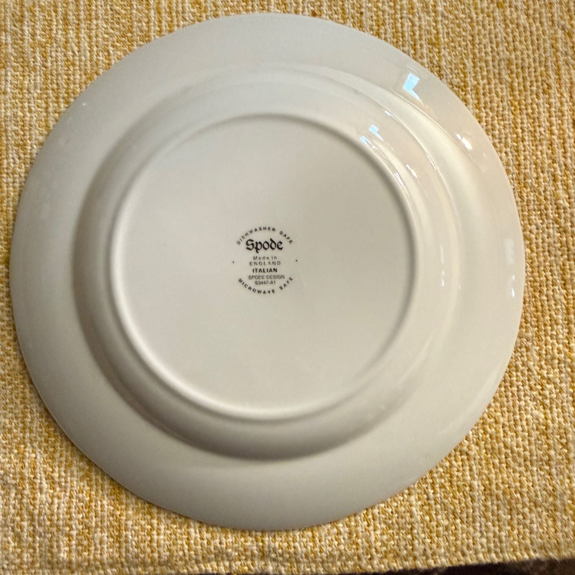 Spode Italian Blue White Salad Plate Made In England 2