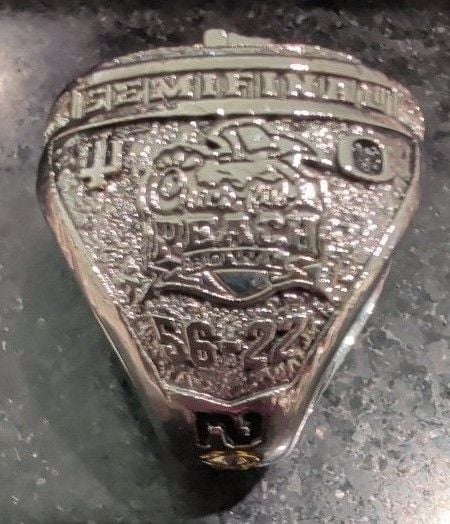 Indiana University 2026 Peach Bowl Champions ring - Men's size 11 4