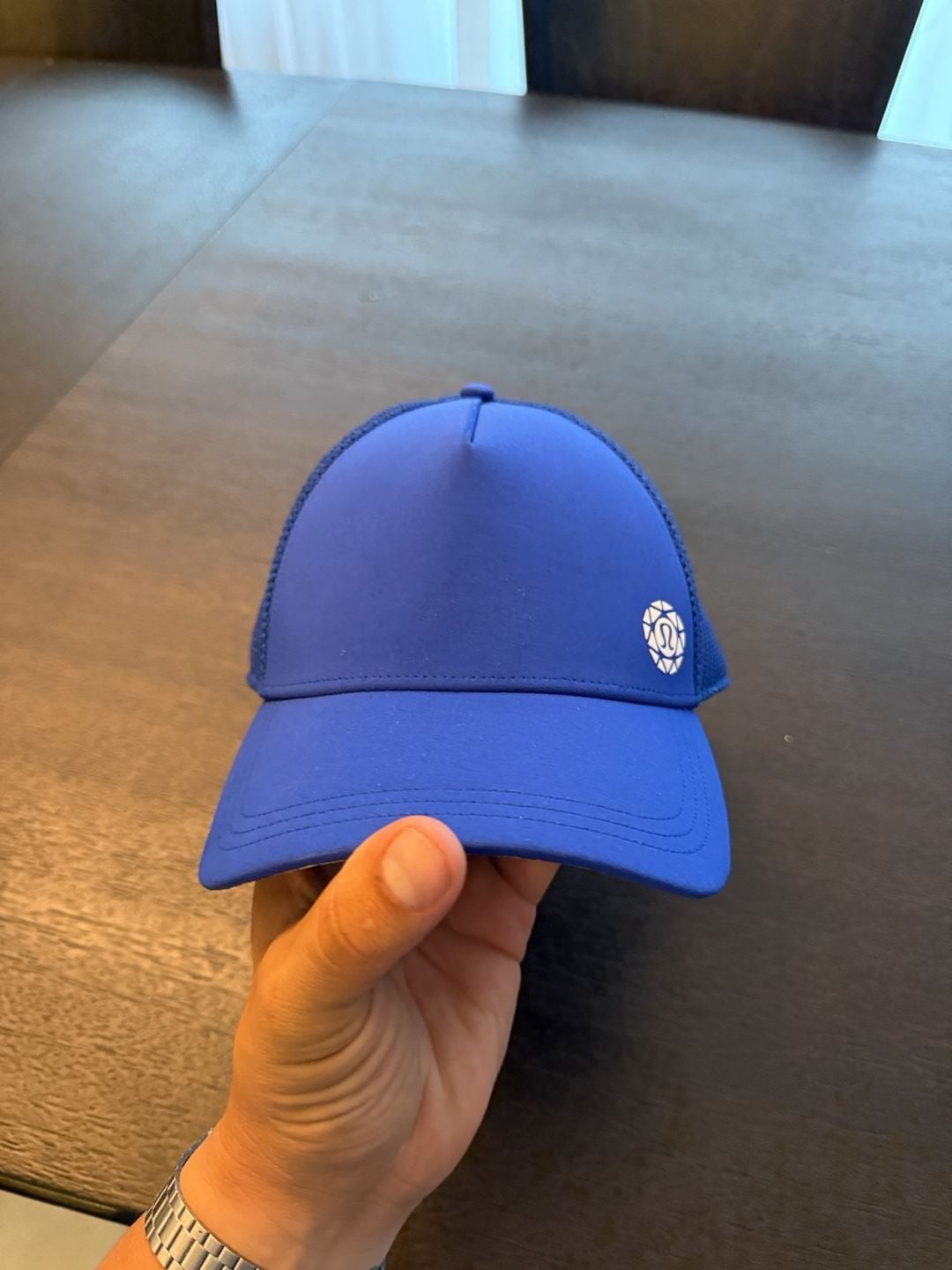 Lululemon Trucker Hat Blue Mesh Cap 4