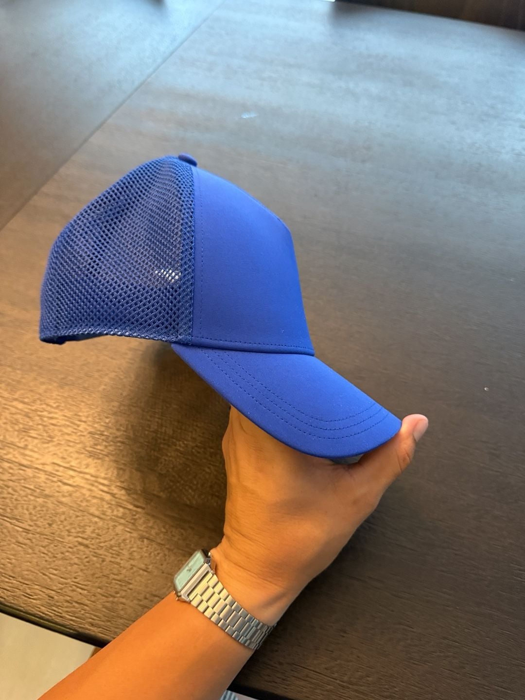 Lululemon Trucker Hat Blue Mesh Cap 6