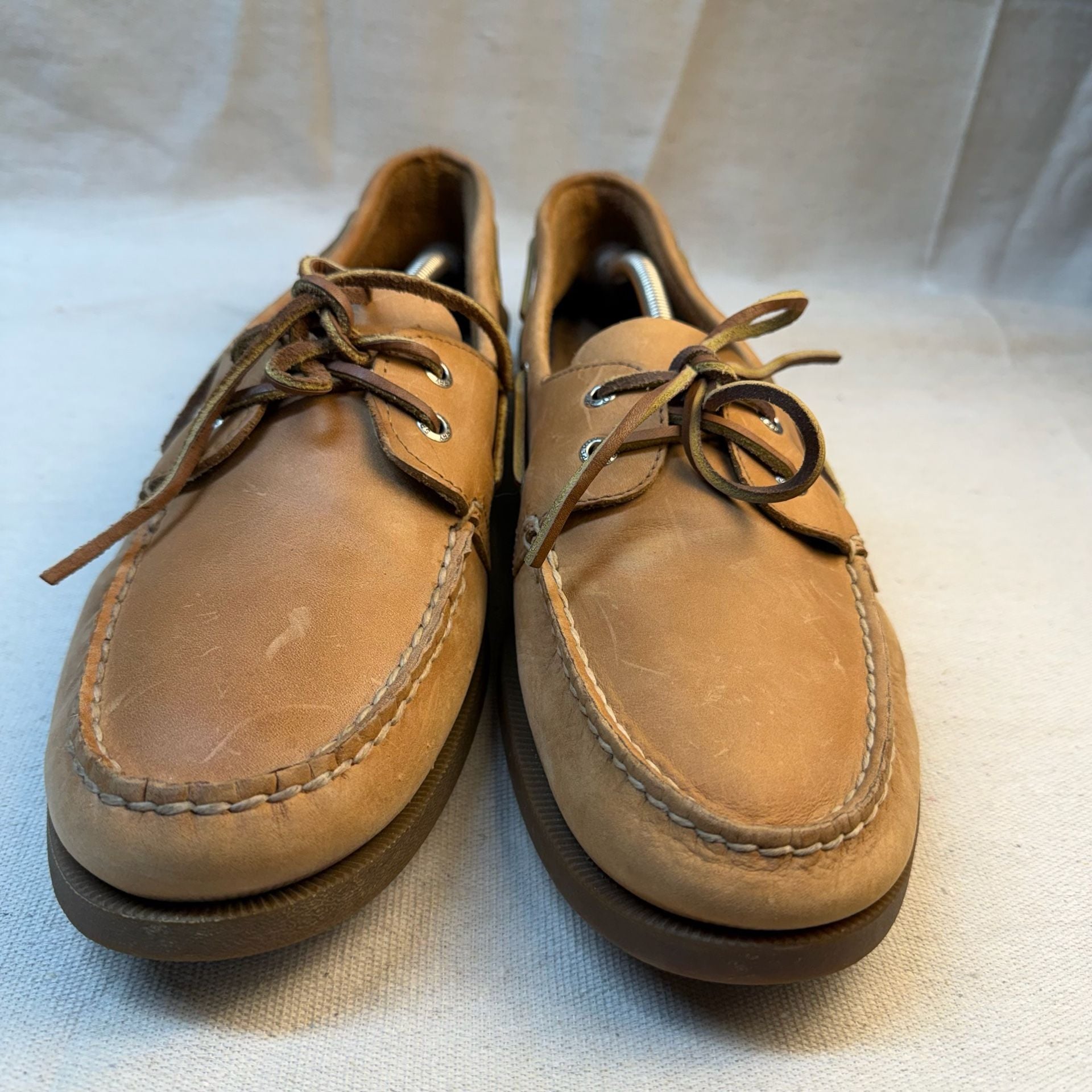 Sperry Top-Sider Authentic Original Boat Shoes Tan Leather 3