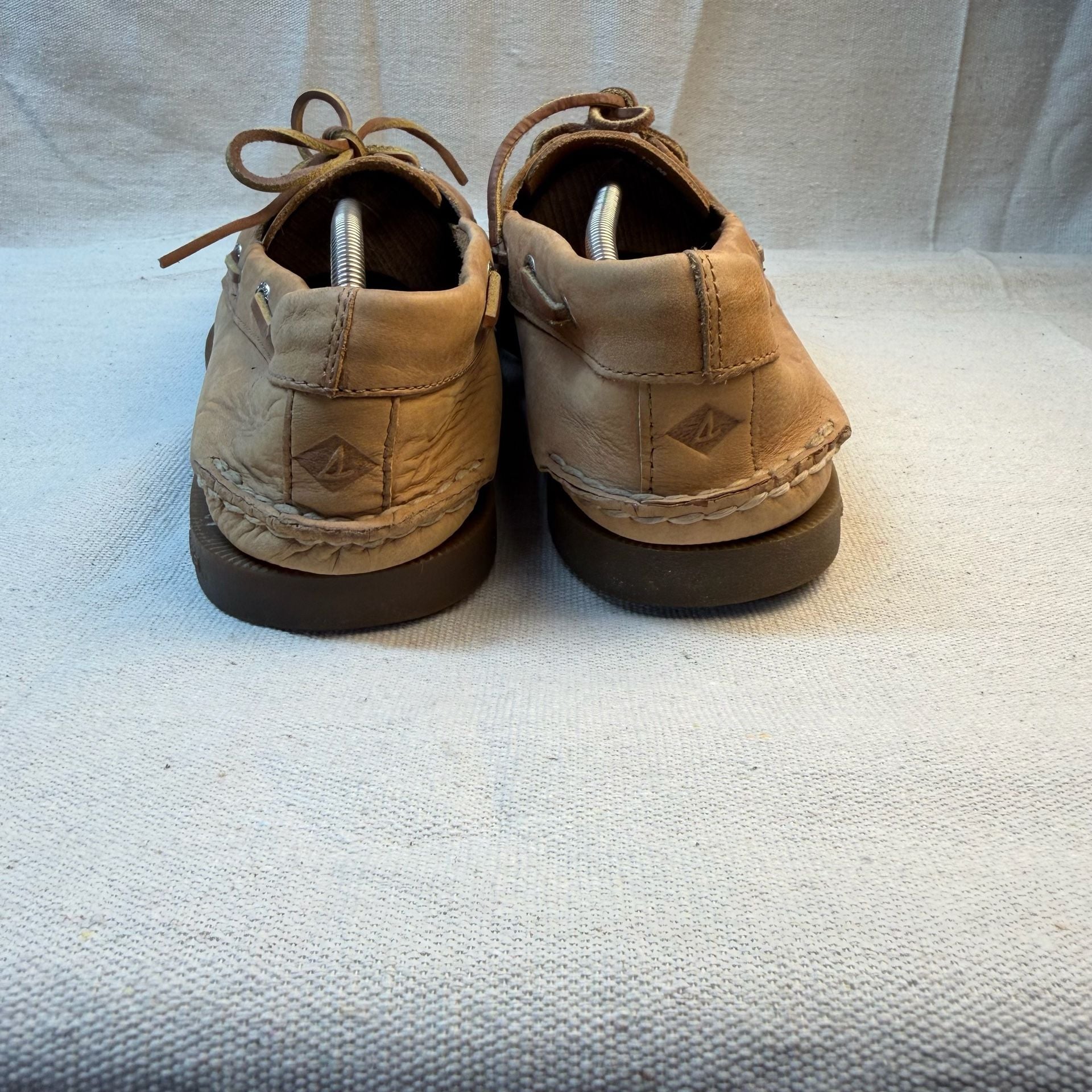 Sperry Top-Sider Authentic Original Boat Shoes Tan Leather 7