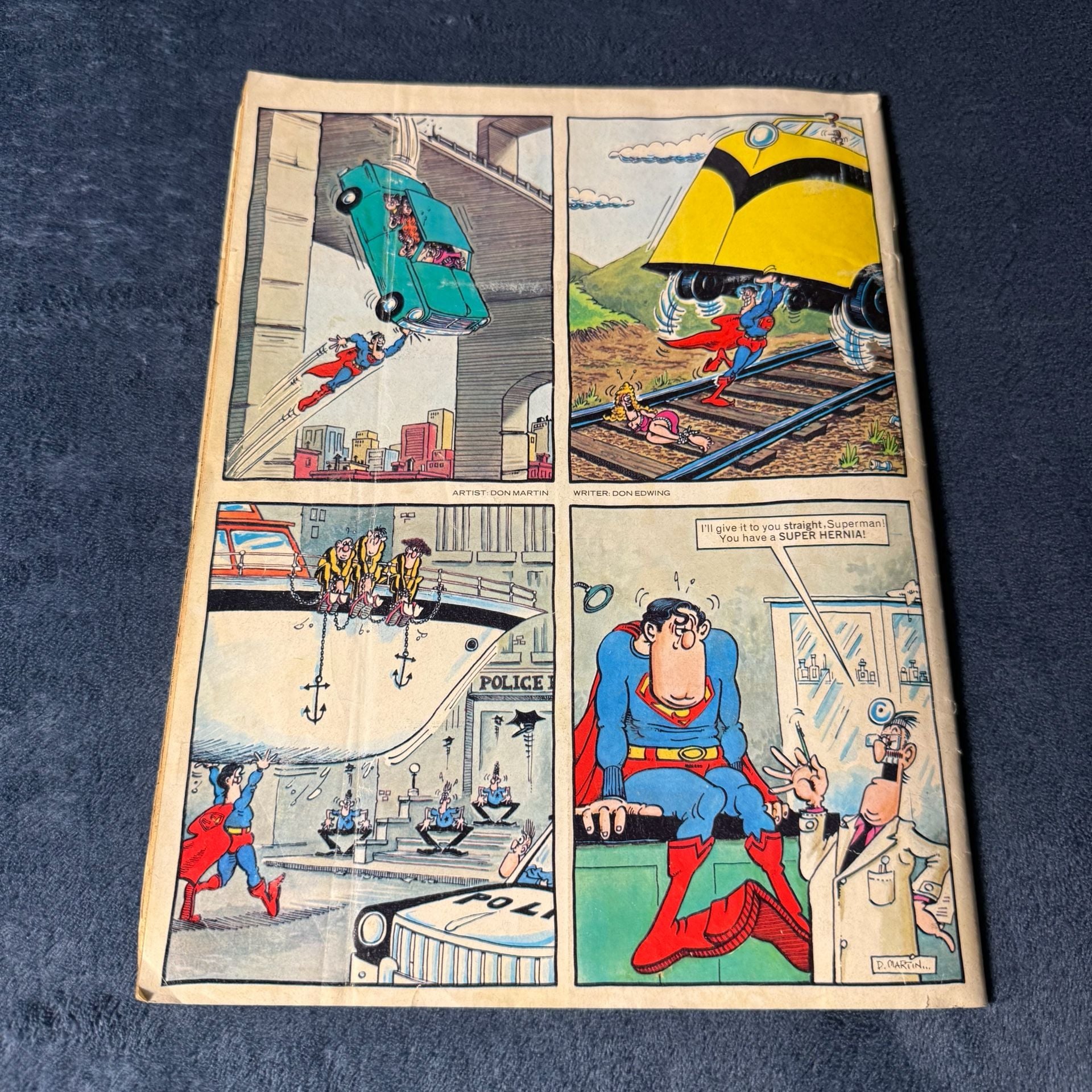 Mad Magazine No. 208 July 1979 Superman Spoof Vintage 3