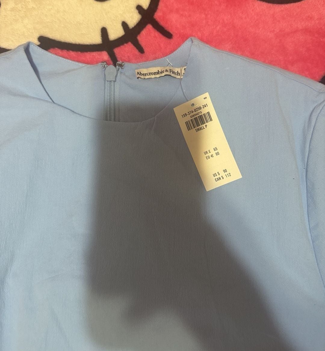 Abercrombie & Fitch Mini Dress Size Small P Blue New With Tags 4