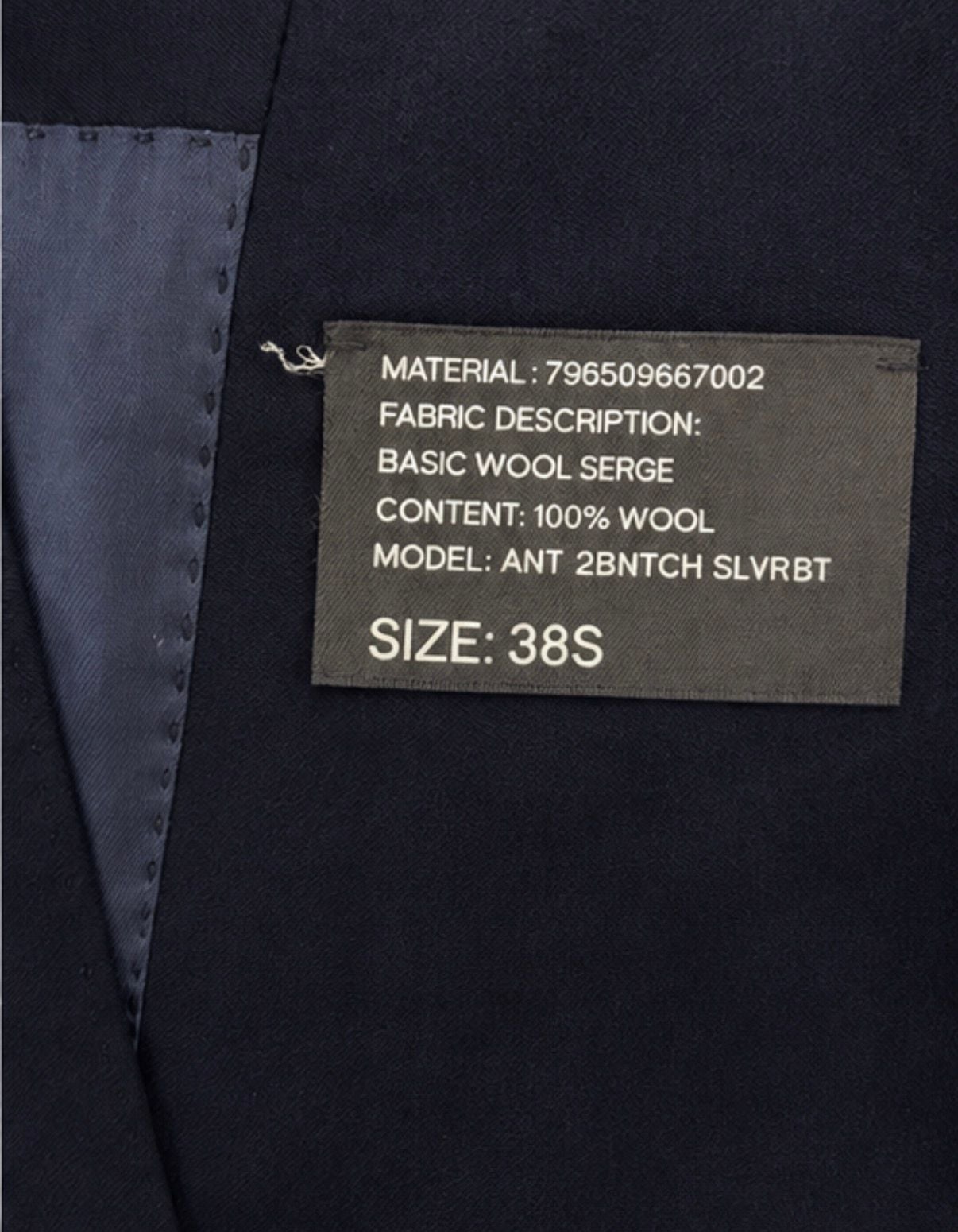 Ralph Lauren Black Label Anthony Black Wool Blazer 38S Silver Buttons RLBL 8