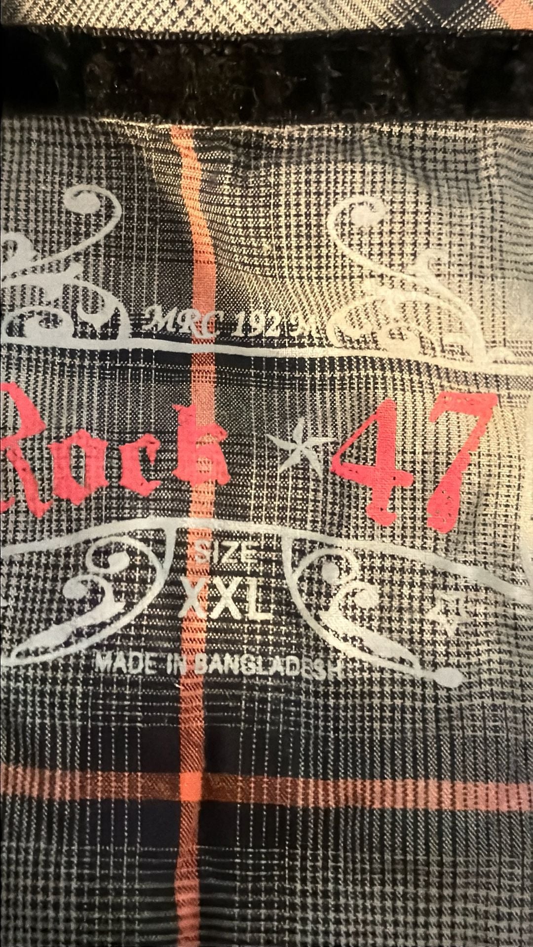 Rock 47 Plaid Western Shirt Size XXL 4