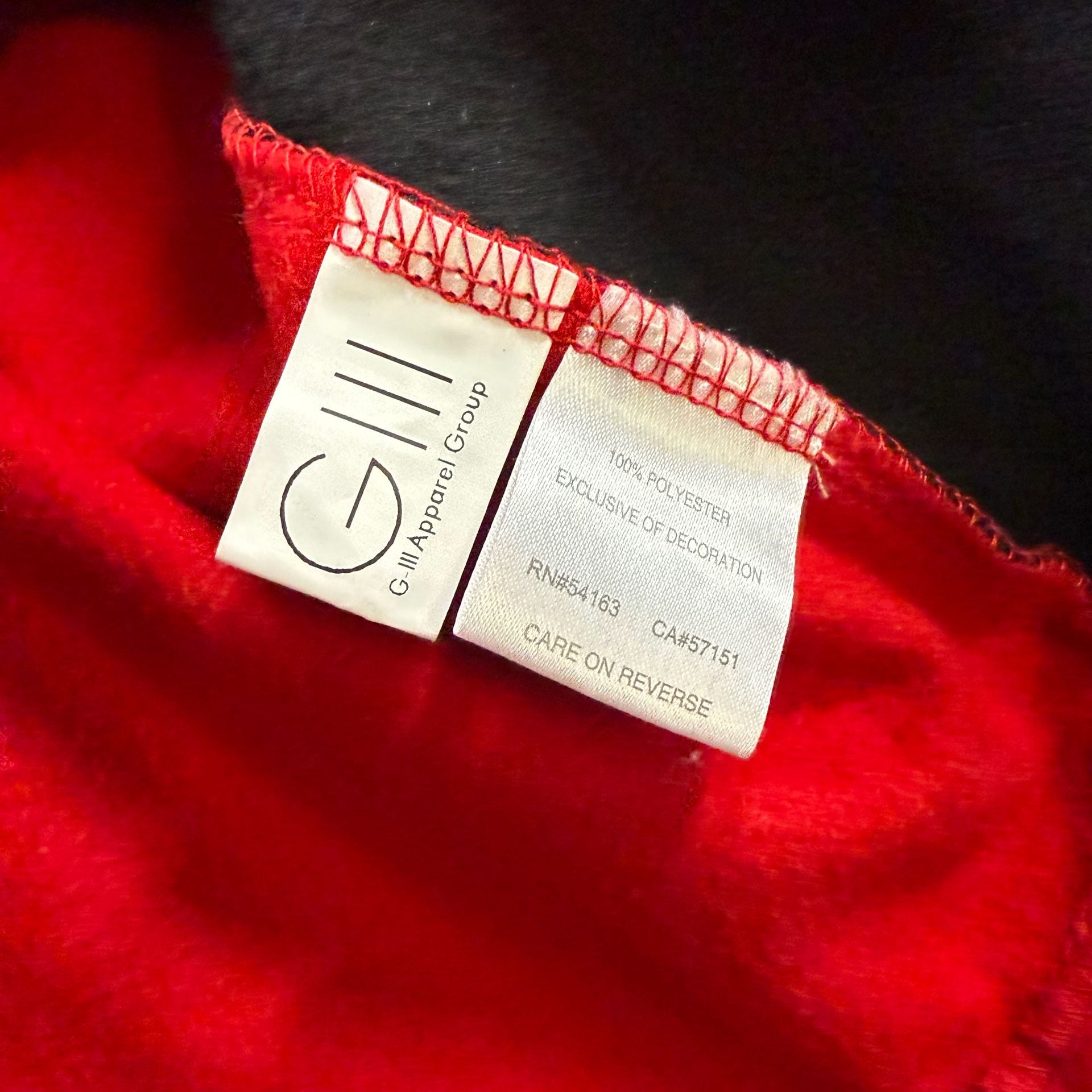 Atlanta Falcons Hands High NFL Quarter Zip Pullover Red Black Small
 7