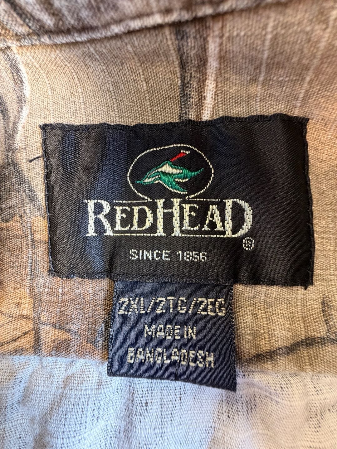 RedHead RealTree Camo Long Sleeve Button Down Shirt Size 2XL 5