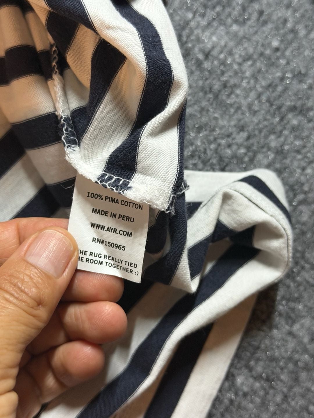 AYR Slushy Holiday Stripe Tee 8