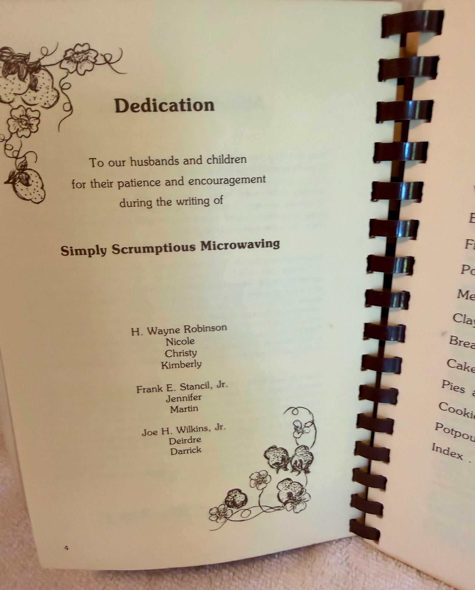 Vintage 1982 Simply Scrumptious Microwaving Cookbook – Spiral Bound – Georgia 7