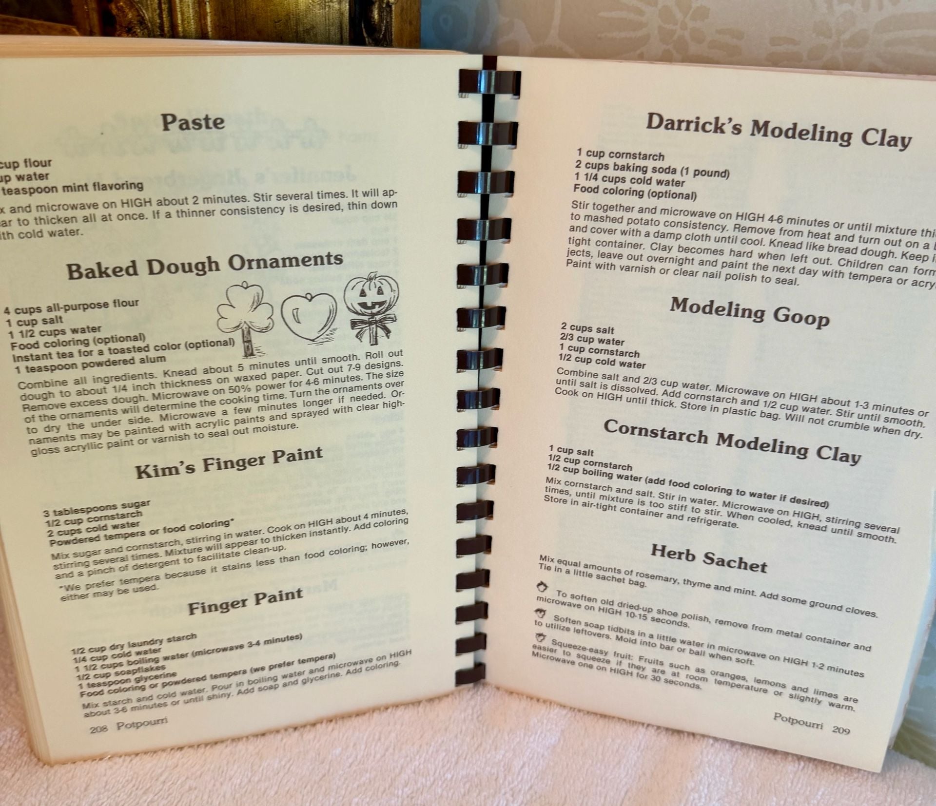 Vintage 1982 Simply Scrumptious Microwaving Cookbook – Spiral Bound – Georgia 10