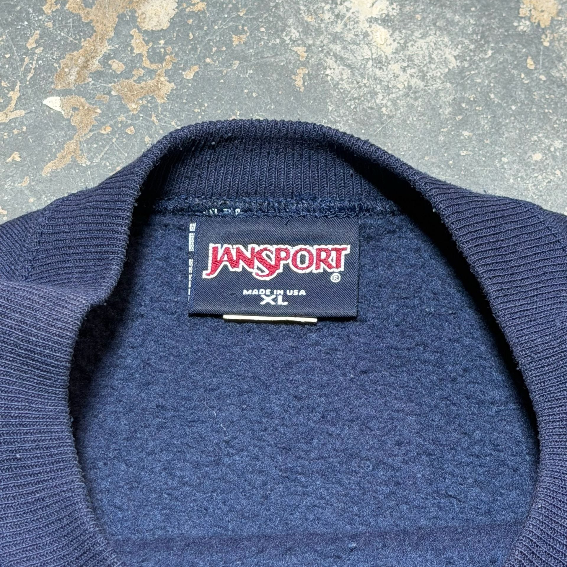 JanSport Illinois University Sweatshirt Navy 3