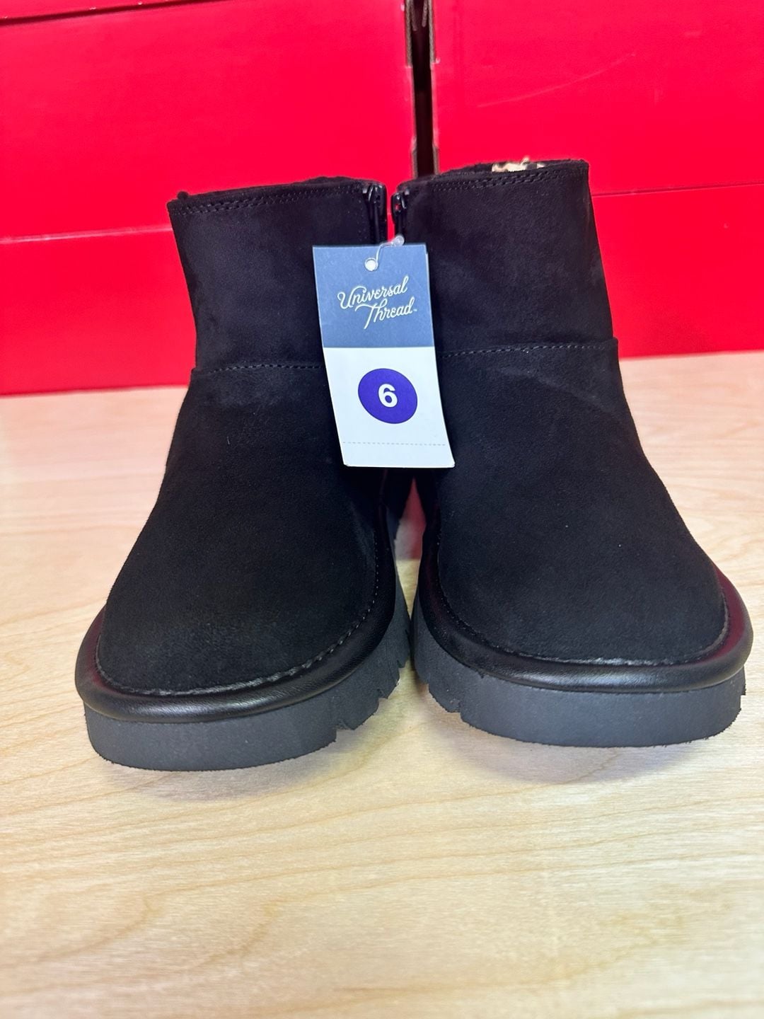 Universal Thread May Black Boots Size 6 3