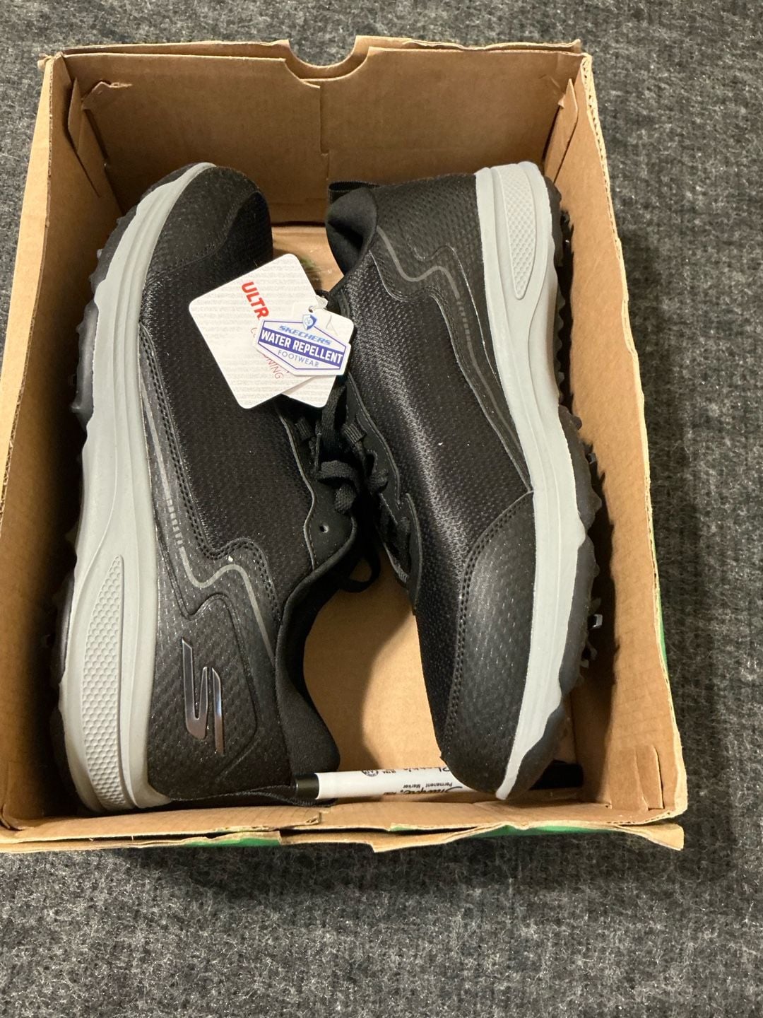 Skechers Go Golf Torque Sport 2 Golf Shoes Mens Size 10.5 Black White 8