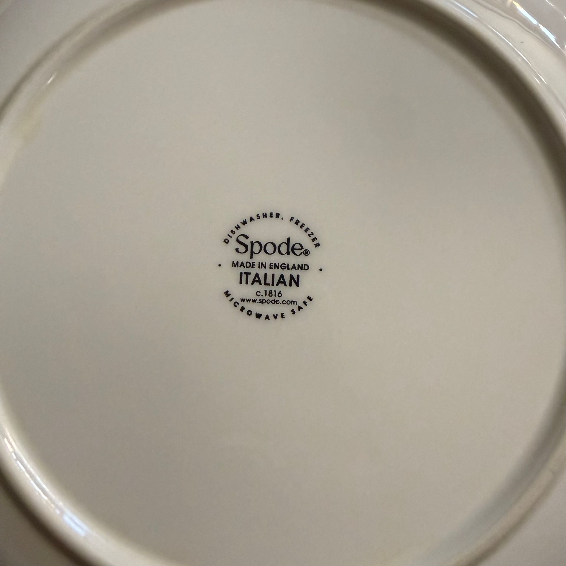 Spode Italian Blue White Salad Plates Set Of 4 7