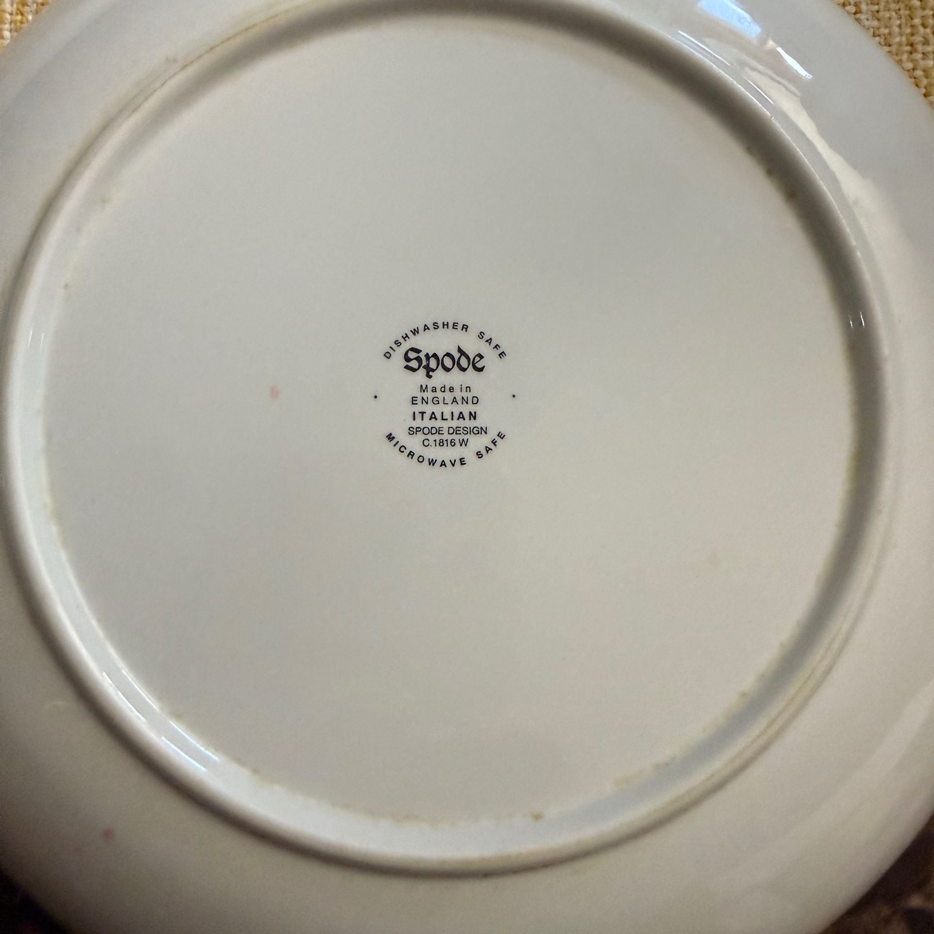 Spode Italian Blue White Salad Plates Set Of 4 8