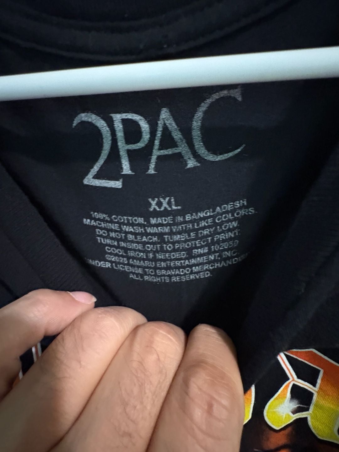 2Pac California Love Graphic T-Shirt XXL Black Tupac Rap Merch 4