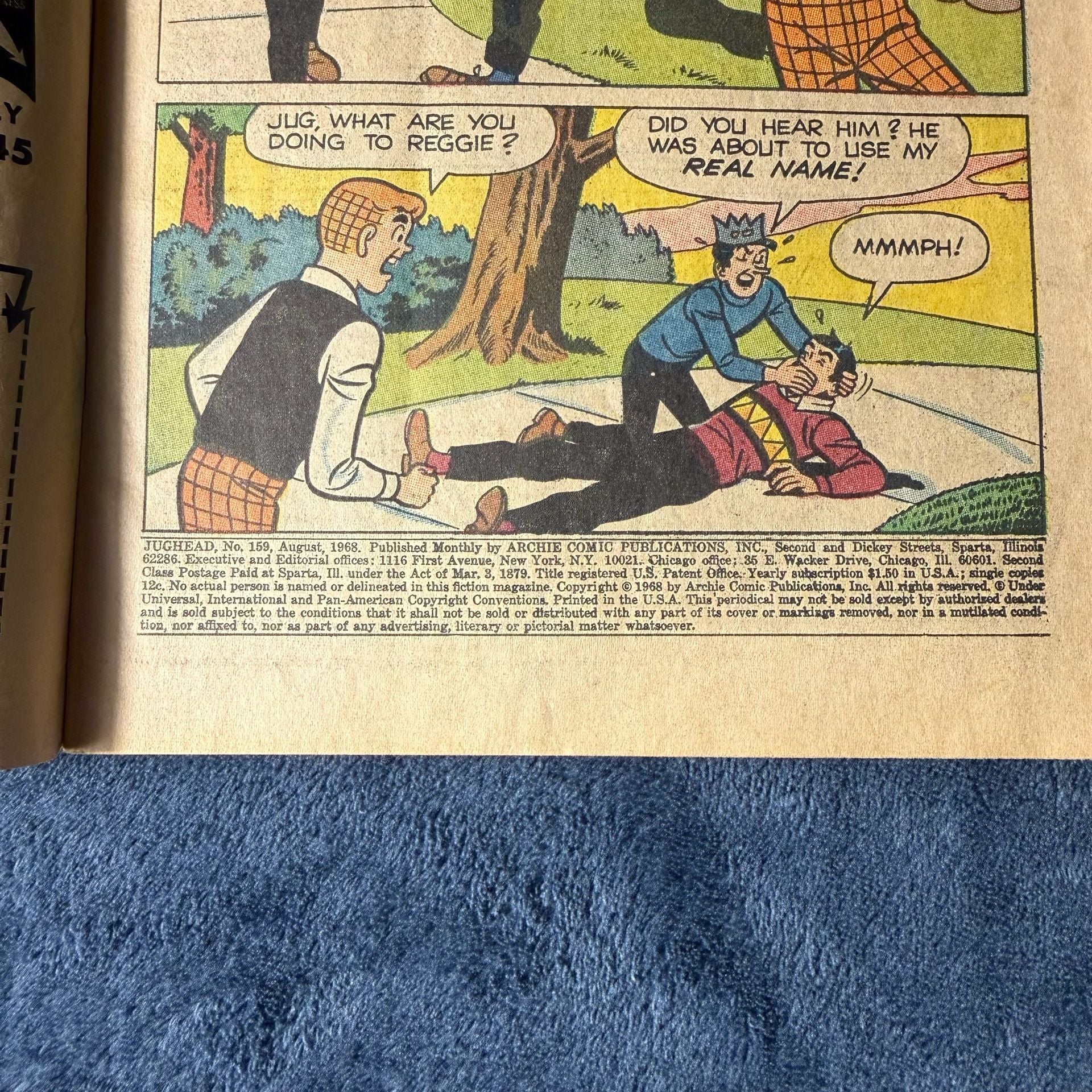 Archie Series Jughead No. 159 August 1968 Comic Book 3