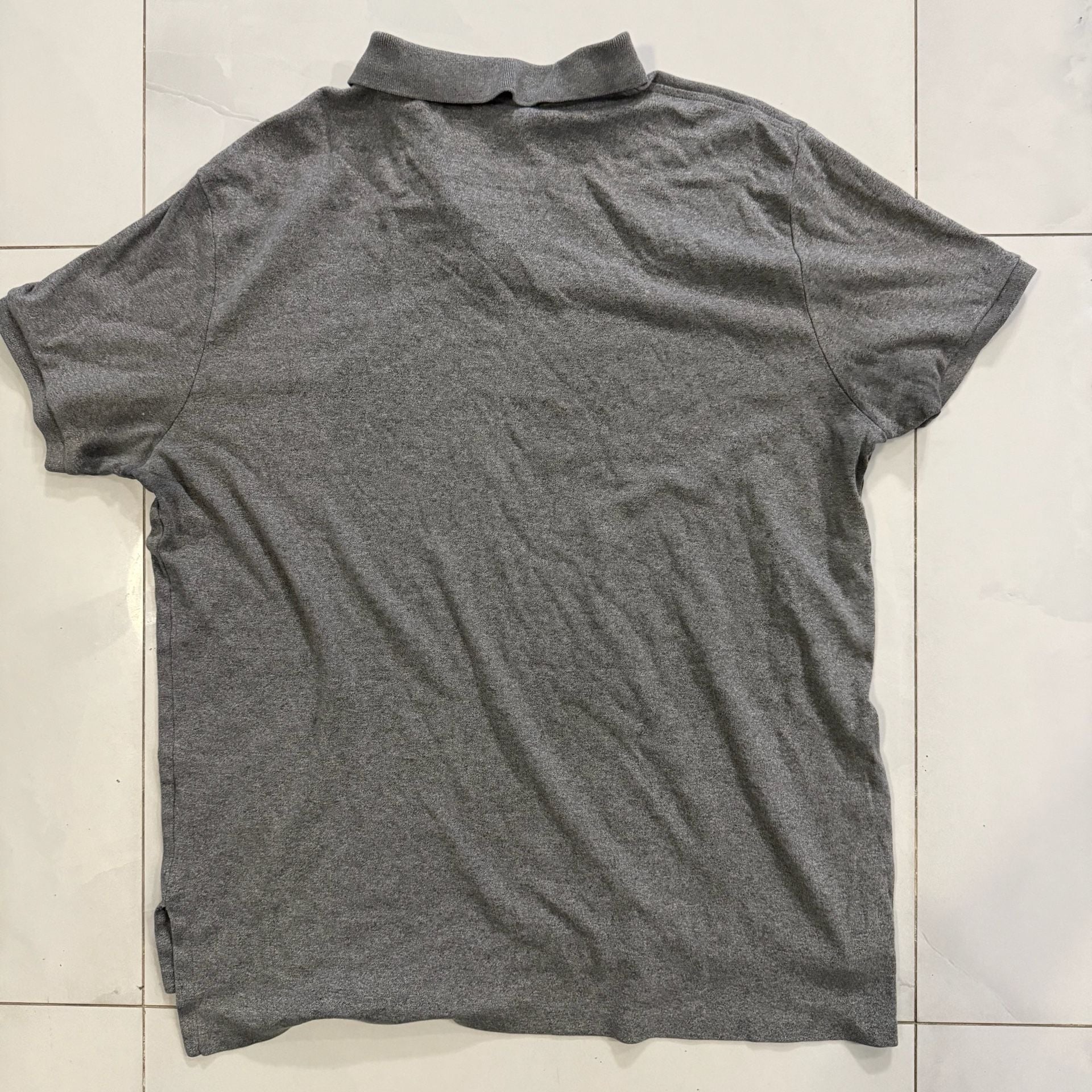 Polo Ralph Lauren Shirt Mens M Medium Gray Short Sleeve Side 3