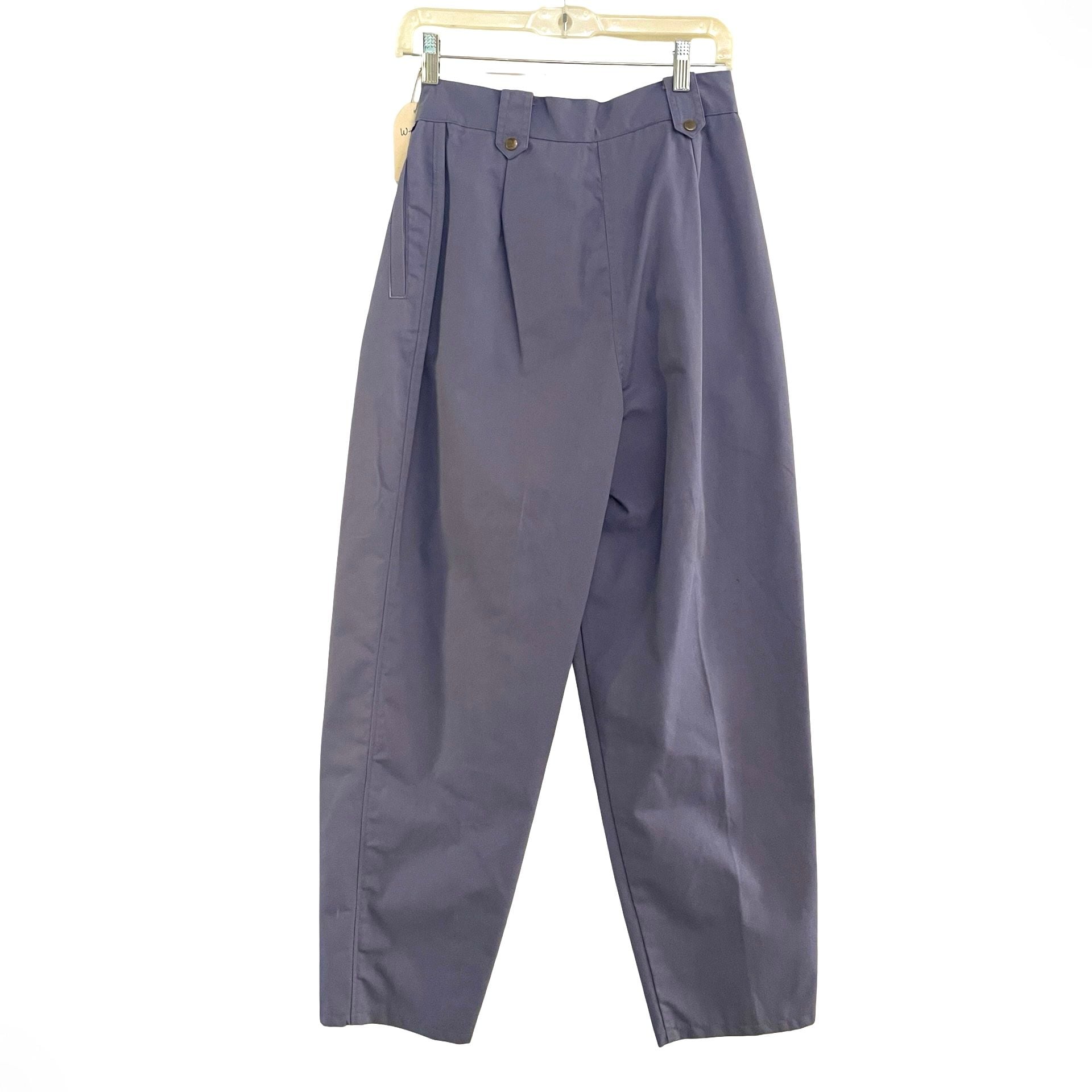 Chris Allan Vintage Pleated Tapered Pants Size 11/12 Purple High Waisted 4