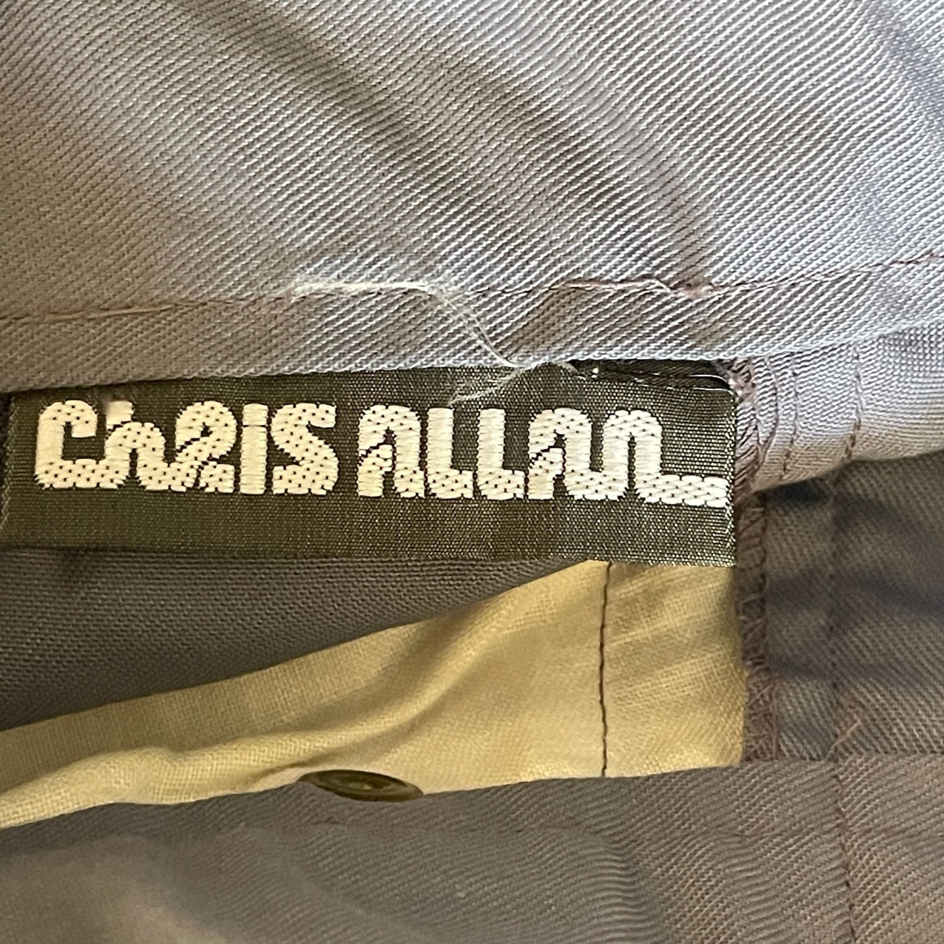 Chris Allan Vintage Pleated Tapered Pants Size 11/12 Purple High Waisted 6