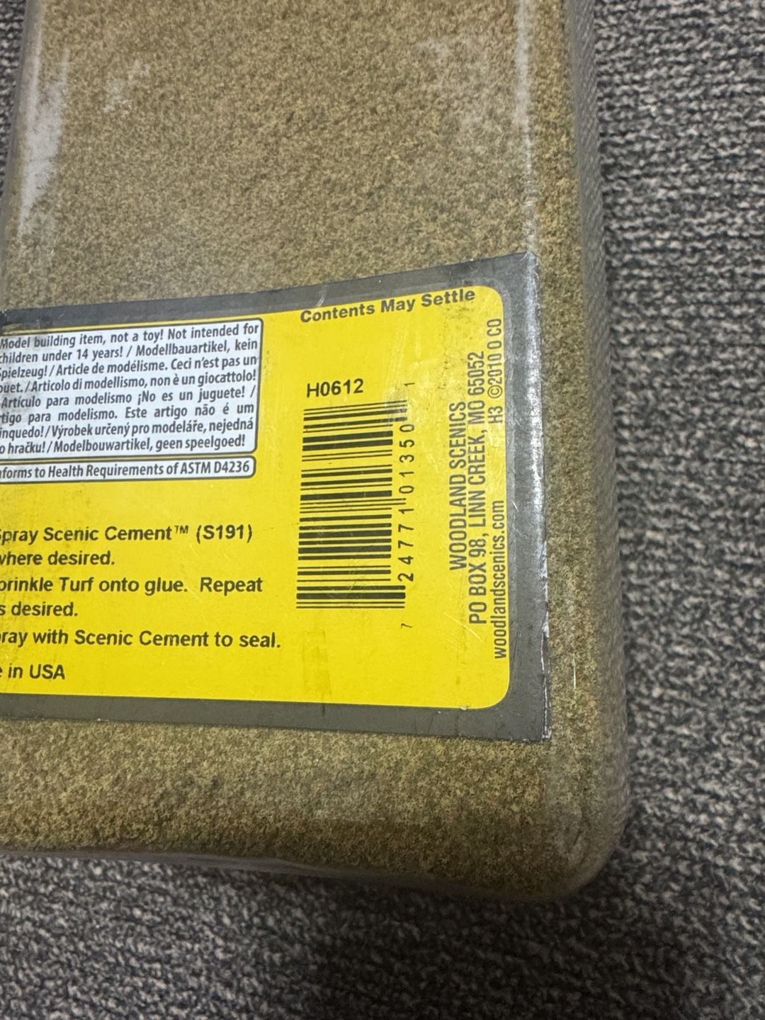 Woodland Scenics Blended Turf Earth Blend T1350 Model Scenery 4