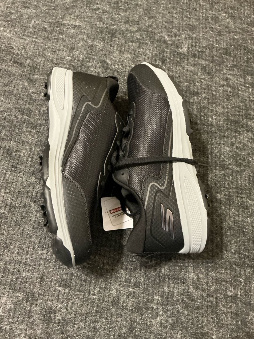 Skechers Go Golf Torque Sport 2 Golf Shoes Mens Size 10.5 Black White 10