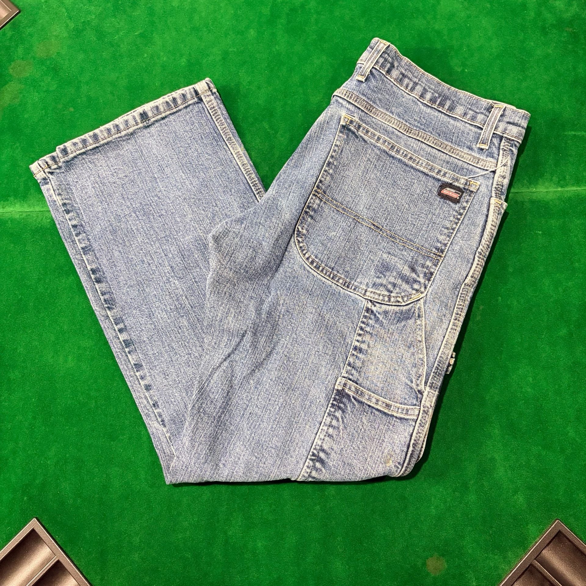 Dickies Carpenter Jeans Straight Leg Blue Denim 2