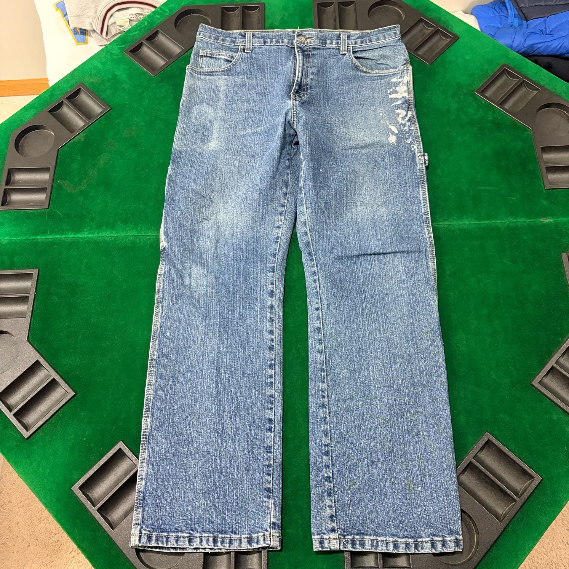 Dickies Carpenter Jeans Straight Leg Blue Denim 3