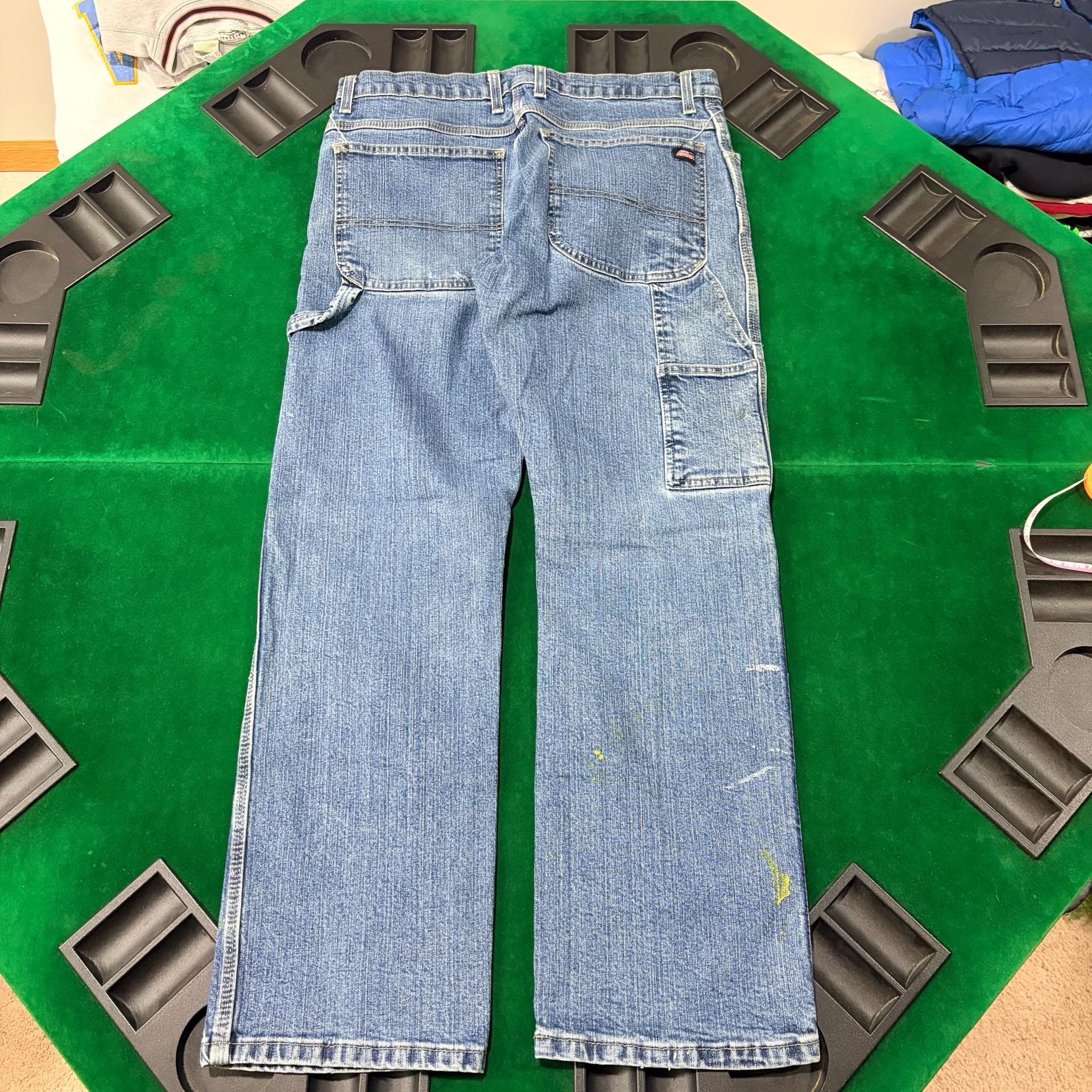 Dickies Carpenter Jeans Straight Leg Blue Denim 4
