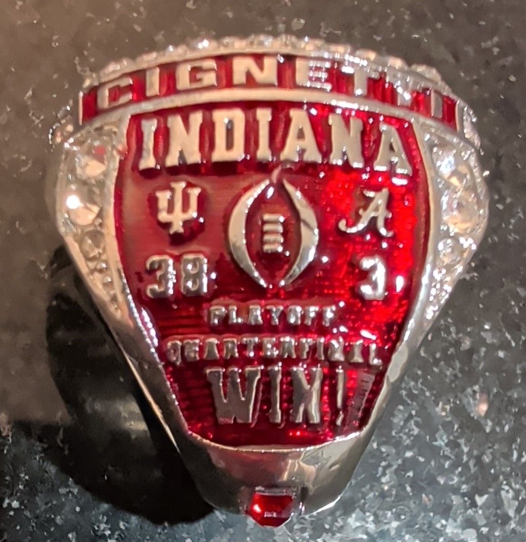 Indiana University Hoosiers Rose Bowl Champions Championship Ring - Men's size 11 4