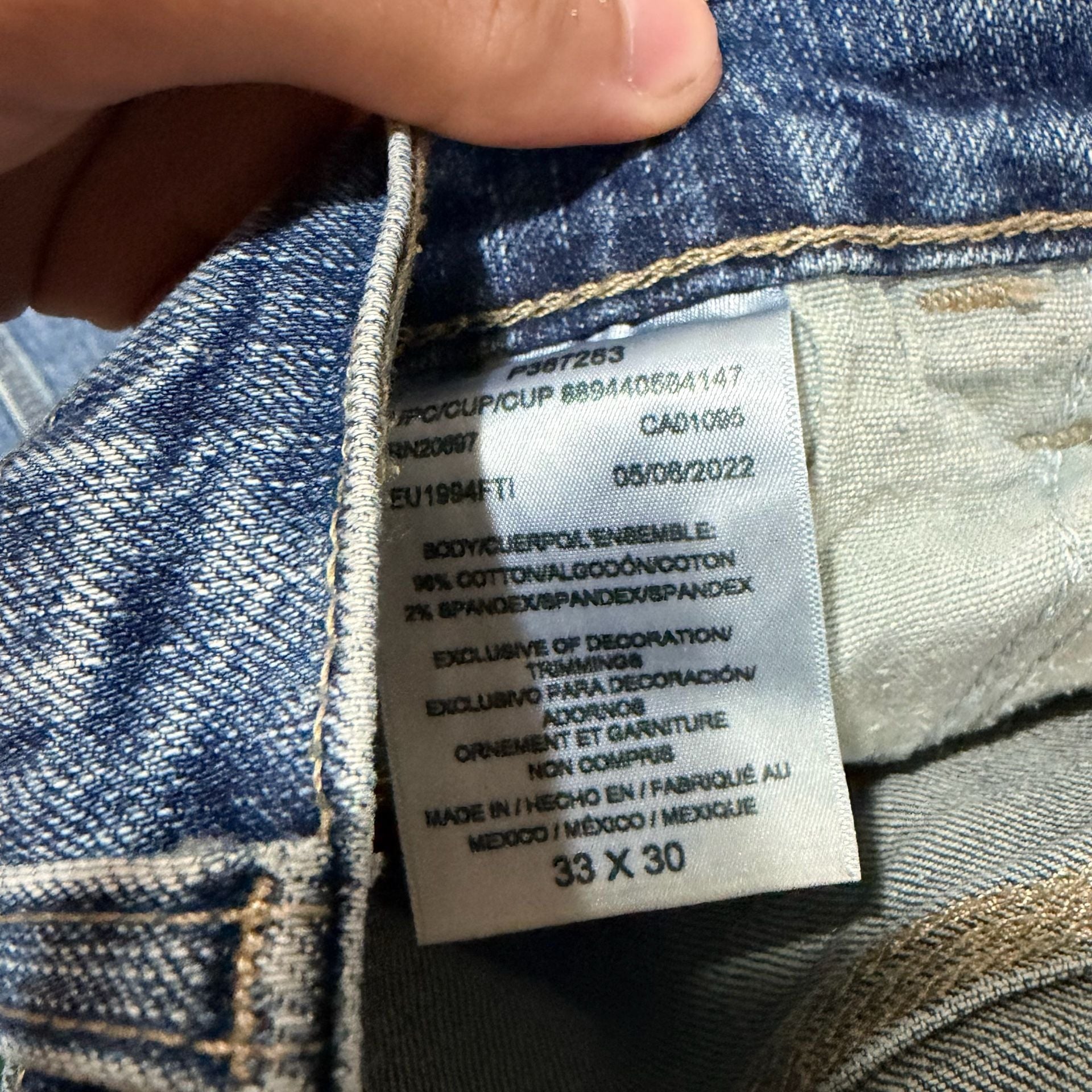 Dickies Carpenter Jeans Straight Leg Blue Denim 6