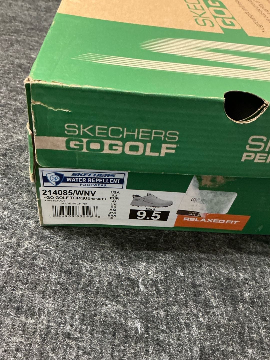 Skechers Go Golf Torque-Sport 2 Golf Shoes Mens Size 9.5 White Navy 4