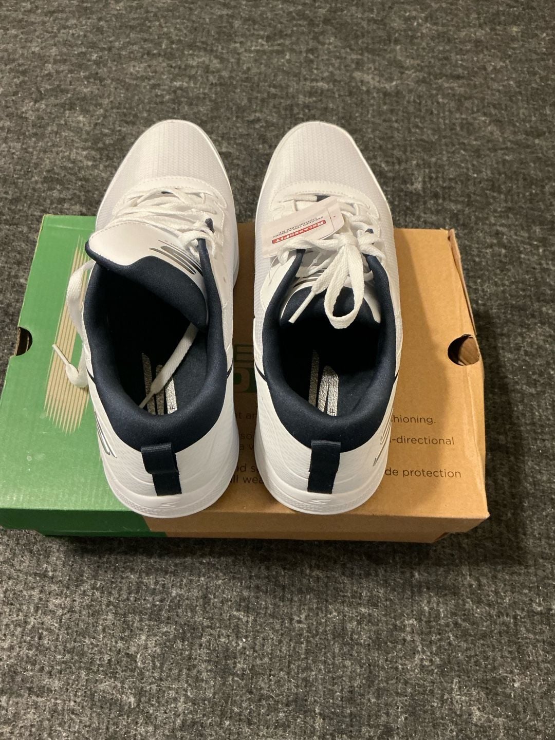 Skechers Go Golf Torque-Sport 2 Golf Shoes Mens Size 9.5 White Navy 6