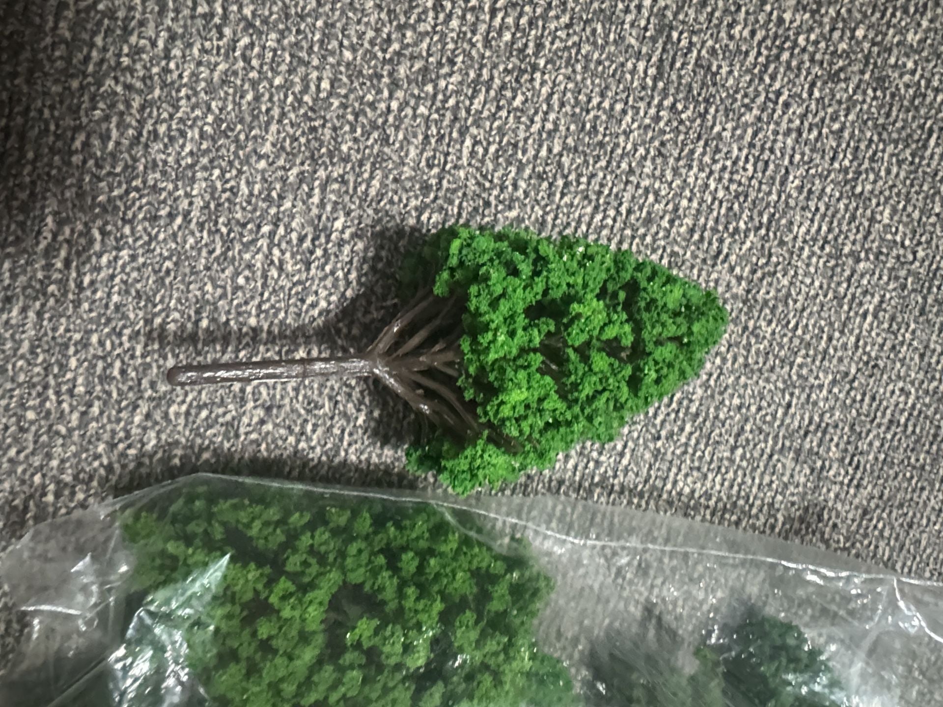 Model Railroad Scenery Green Trees Plastic Architecture Diorama Set 2