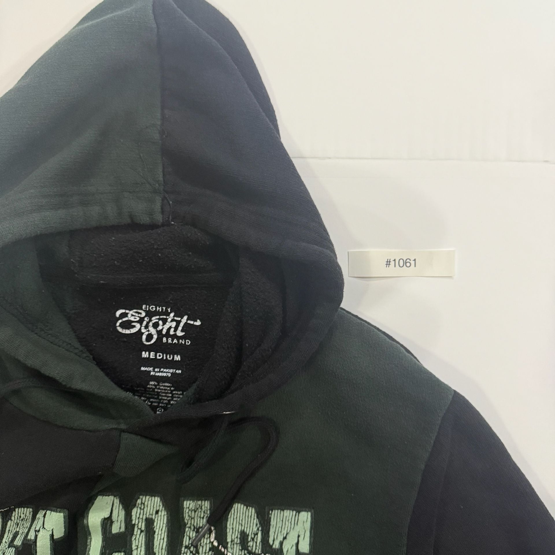 Eighty Eight West Coast Hoodie Black Green 5